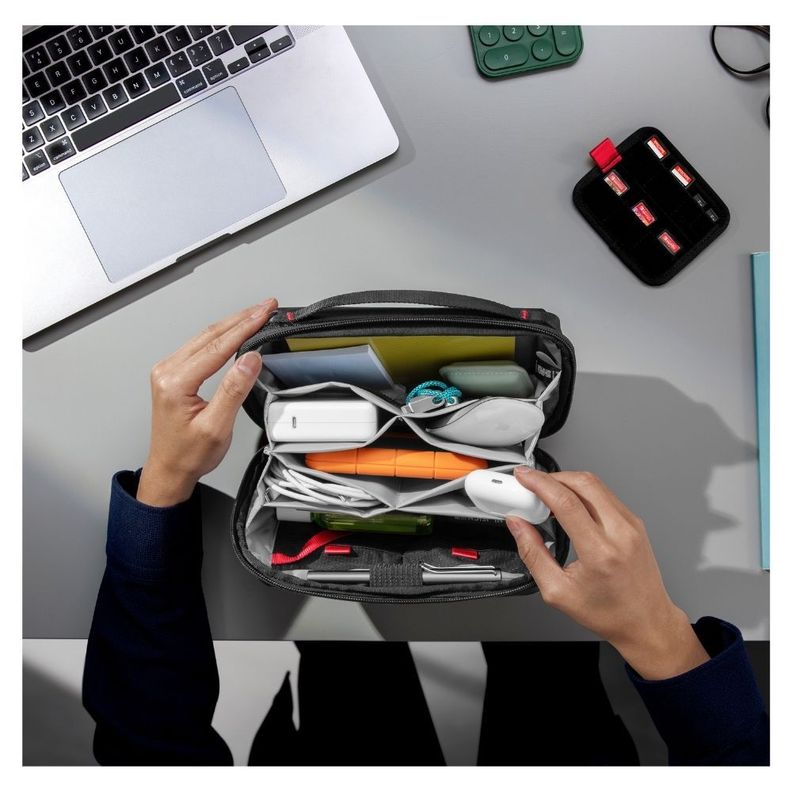 Tomtoc Estuche Organizador de Accesorios Navigator-T13 2.4L - Negro-7