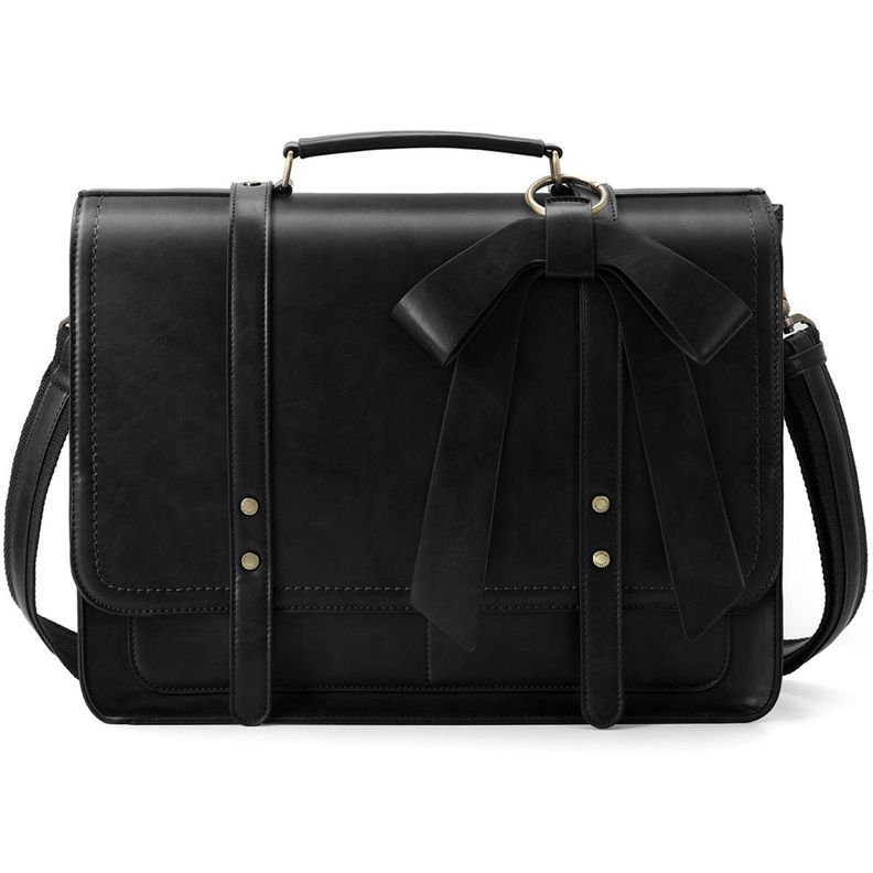 Ecosusi Maletín BOW removible para laptop 15.6"- Negro-0