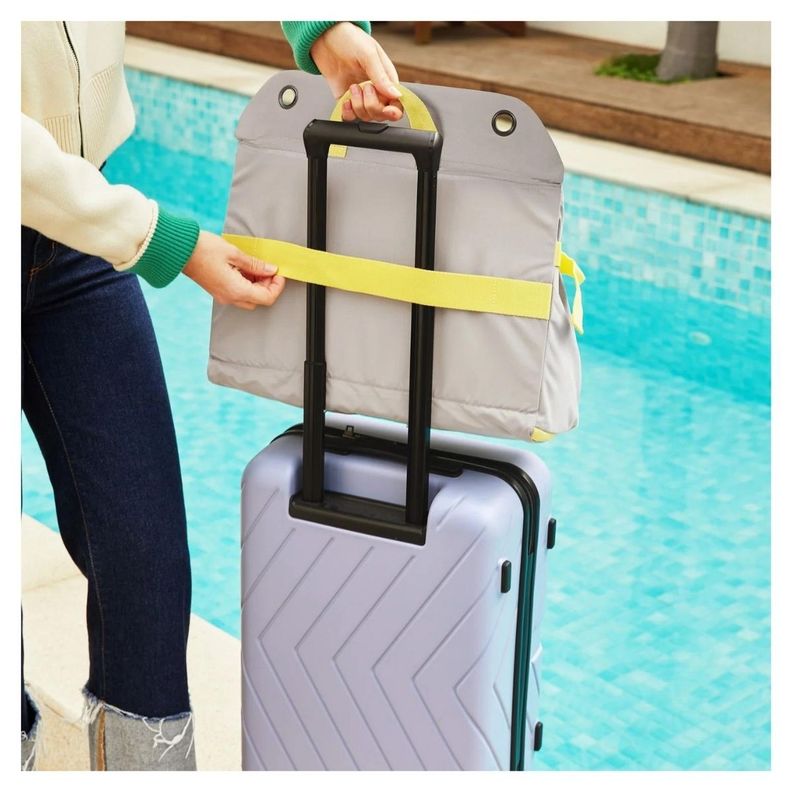 Bagsmart Bolso Organizador de Equipaje TravelEase Closet Portátil - Gris-3