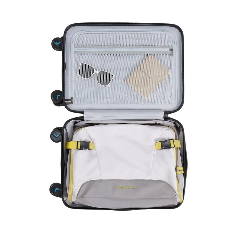 Bagsmart Bolso Organizador de Equipaje TravelEase Closet Portátil - Gris-5