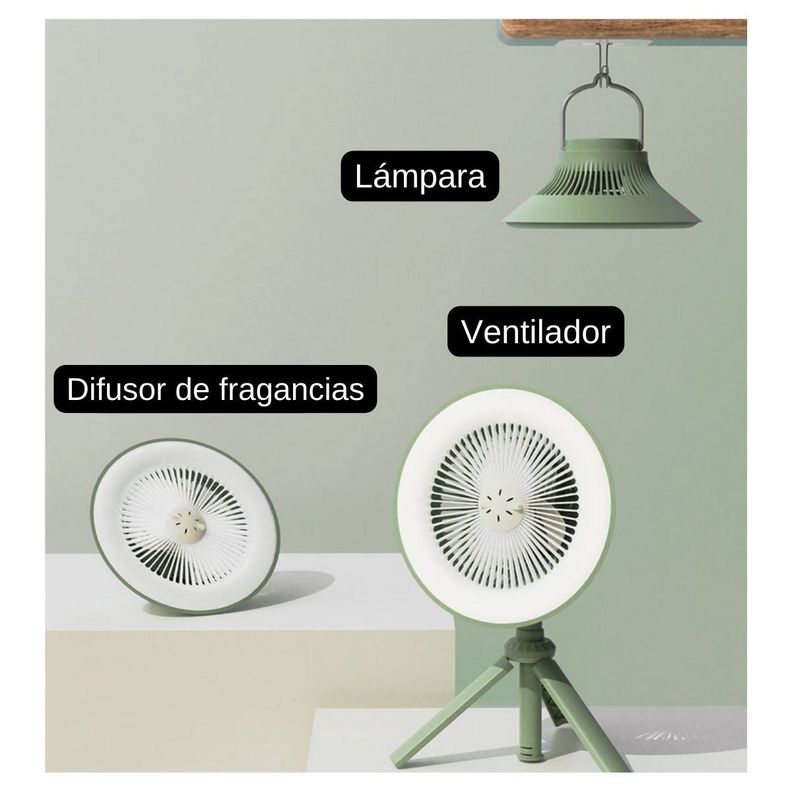 Lydsto Ventilador Multifuncional Camping con Difusor - Verde-1