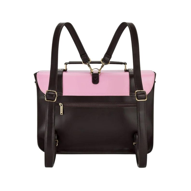 Ecosusi Maletín y Mochila Victoria para Notebook 15,6” - Rosa Café-5
