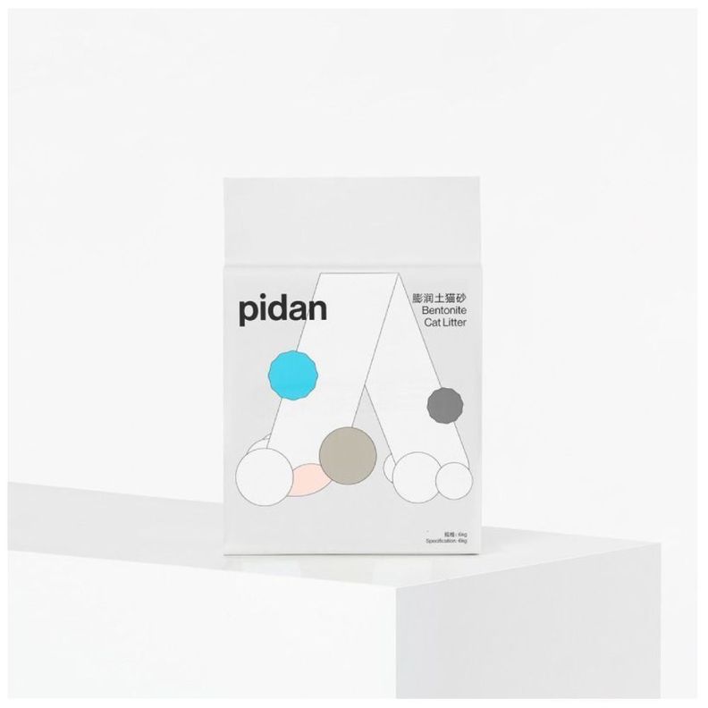 Pidan Arena para gato bentonita Libre de Polvo 6KG-1