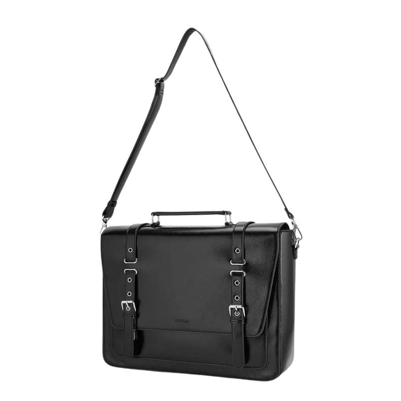 Ecosusi Maletín y Mochila Victor para Notebook 15,6” - Negro-3