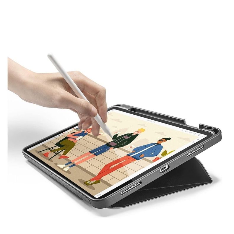 Tomtoc Funda Vertical Inspire-B50 Tri-Mode para iPad Air 4/5 de 10.9" - Negro-5