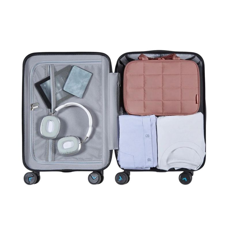Bagsmart Neceser Multifuncional Spacesaver Puffy Grande - Rosa Fuerte-2