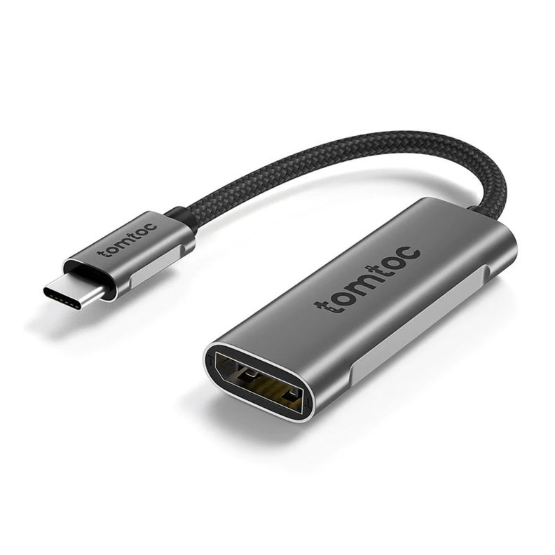 Tomtoc Adaptador USB-C a Display Port 1.4 4K para Macbook-0
