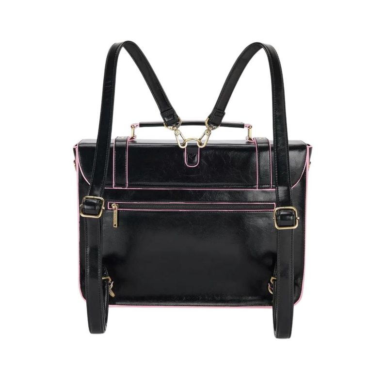 Ecosusi Maletín y Mochila Emily para Notebook 15,6” - Negro-6