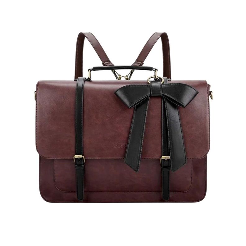 Ecosusi Maletín y Mochila Cocoa Truffle para Notebook 15.6" - Café-1