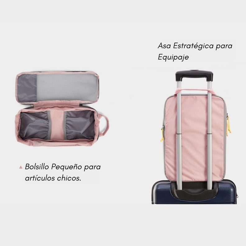 Bagsmart - Juego de bolsas de compresión (6 unidades)- Rosado-7