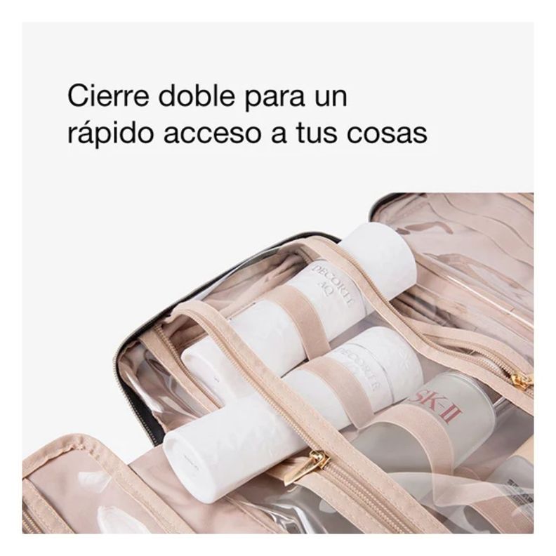 Bagsmart - Neceser kit de viaje con gancho- Negro-4