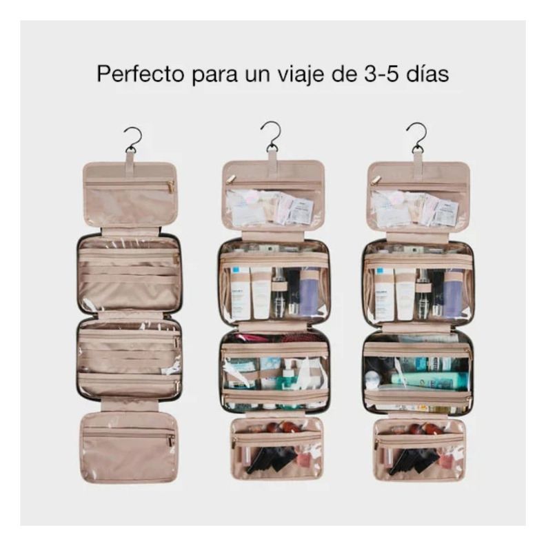Bagsmart - Neceser kit de viaje con gancho- Negro-6