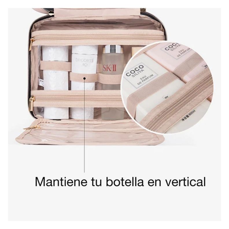 Bagsmart - Neceser kit de viaje con gancho- Negro-3