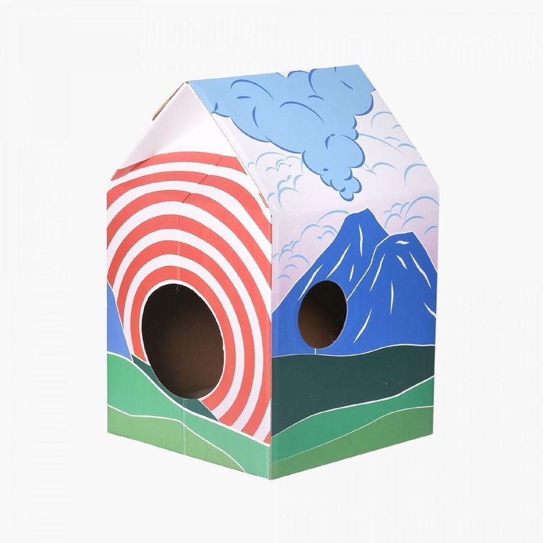 RASPADOR PARA GATOS PIDAN Rojo