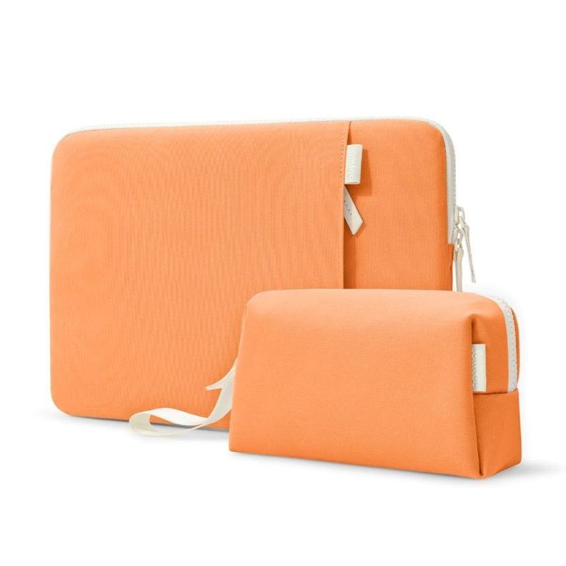 Tomtoc A23 Funda Lady Para Macbook 14''+ organizador Naranja-0