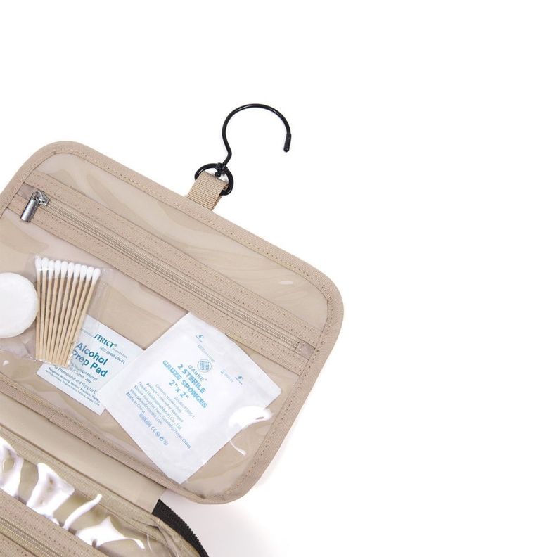 Bagsmart - Neceser de aseo para colgar más bolsa de cosmeticos - Negro-5