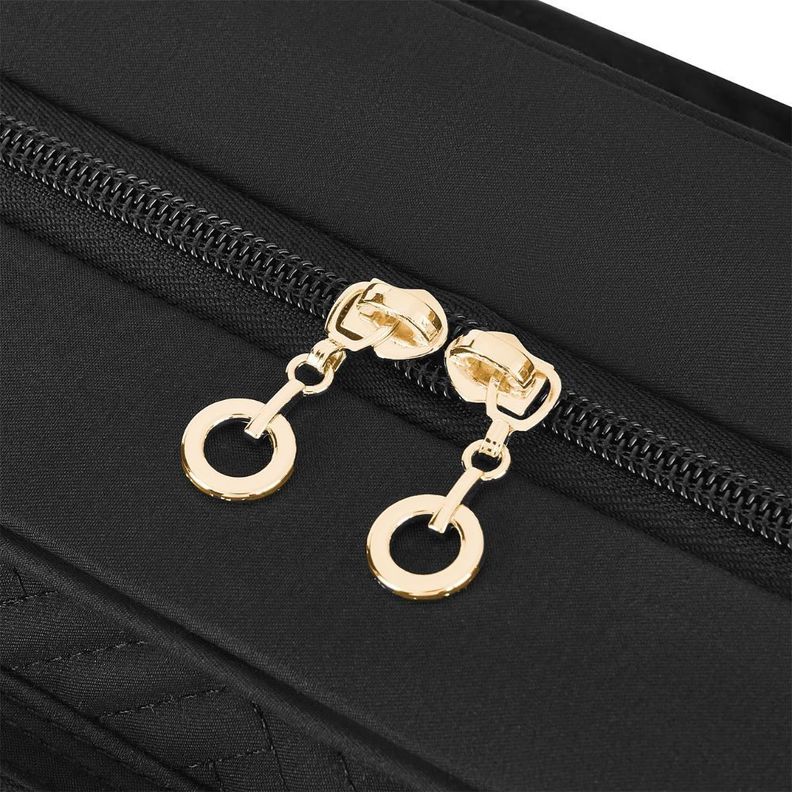 Bagsmart - Neceser de aseo para colgar más bolsa de cosmeticos - Negro-6