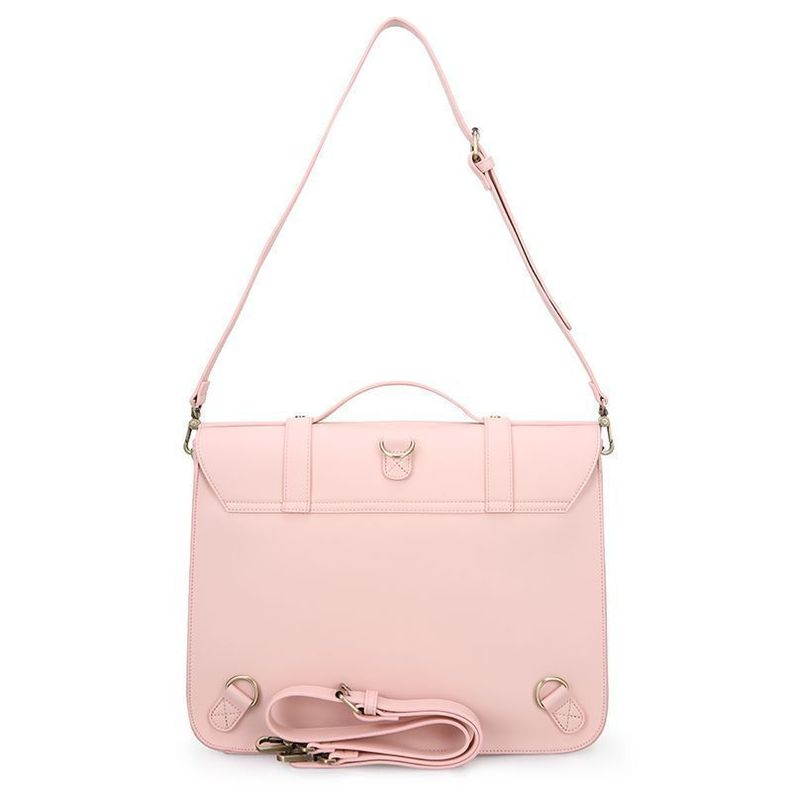 Ecosusi Mochila y Maletín con Lazo Removible Summer Garden Romance para 14" - Rosado-3