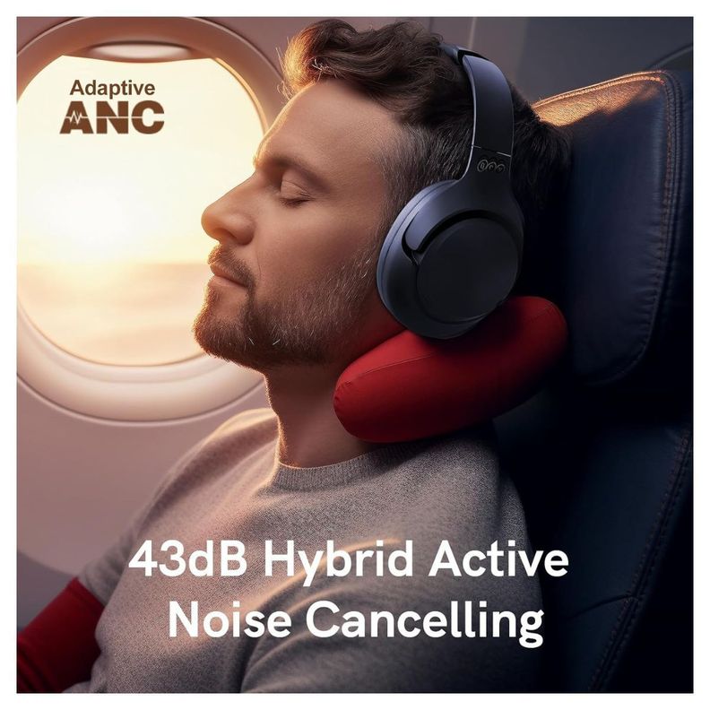 QCY H3 Audífonos Inalámbricos Cancelación de Ruidos Azul-6