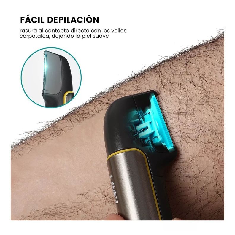 Bomidi Afeitadora Eléctrica Inalámbrica USB HT1 Plateado-7