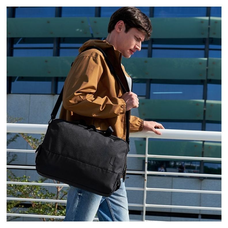 BAGSMART Maletín Falco Notebook 15.6''- Negro-7