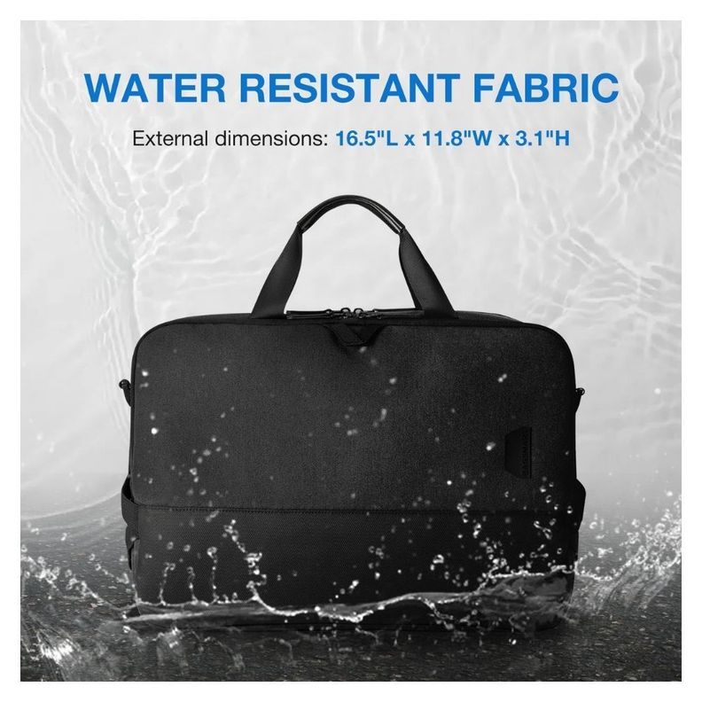 BAGSMART Maletín Falco Notebook 15.6''- Negro-5