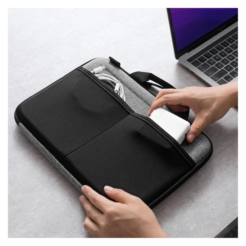Tomtoc Maletín FancyCase-A25 para MacBook Pro de 16" - Gris-3