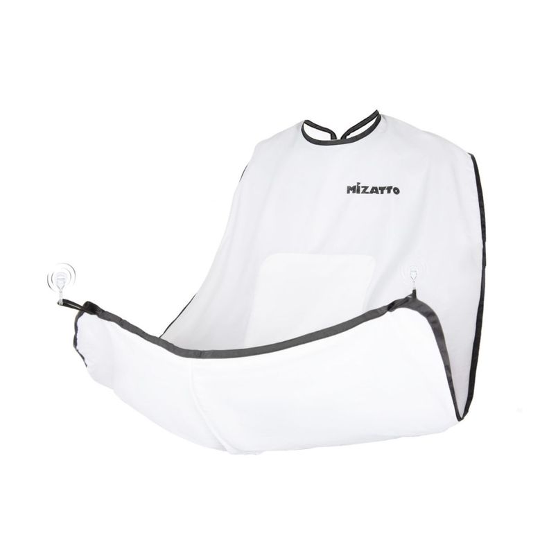 SC Home Capa Delantal para Corte de Barba Afeitado - Blanco-0
