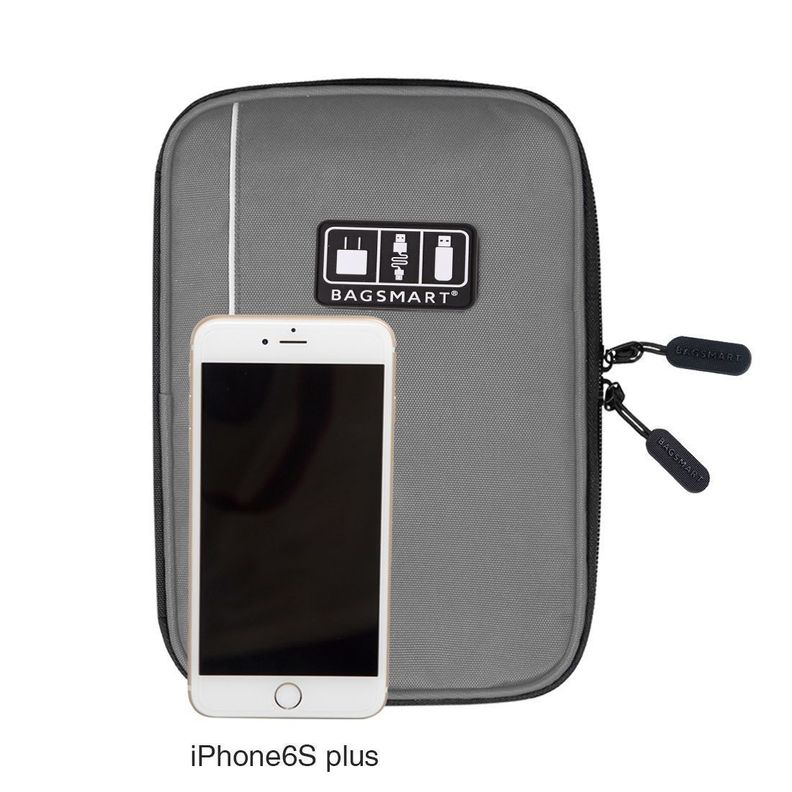 Bagsmart Organizador electrónico Glendora para viajes- Gris-2