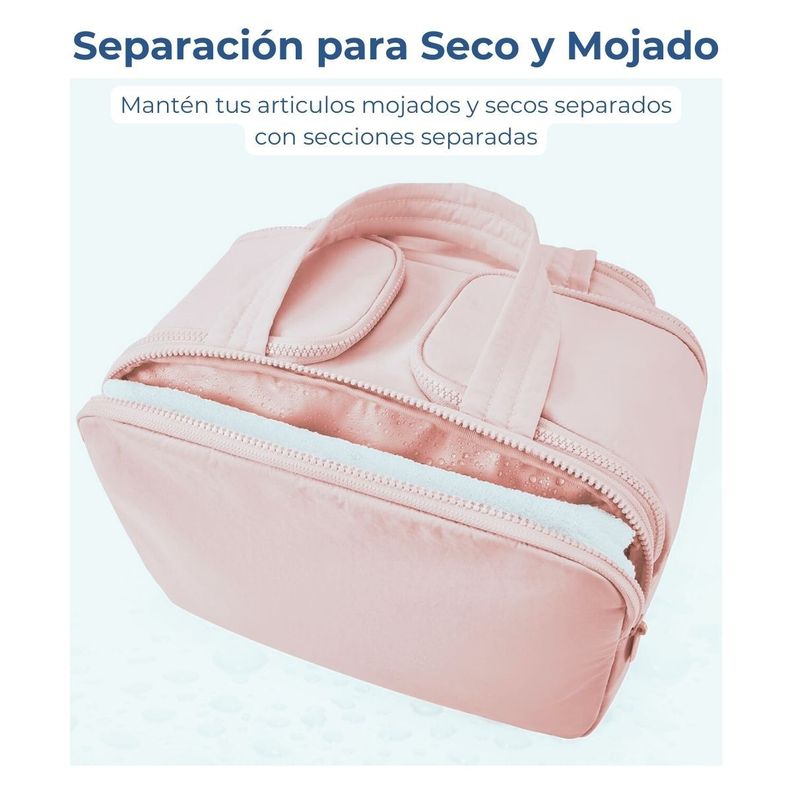 Bagsmart Neceser Multifuncional Zora Spacesaver 4 en 1 - Rosado-7