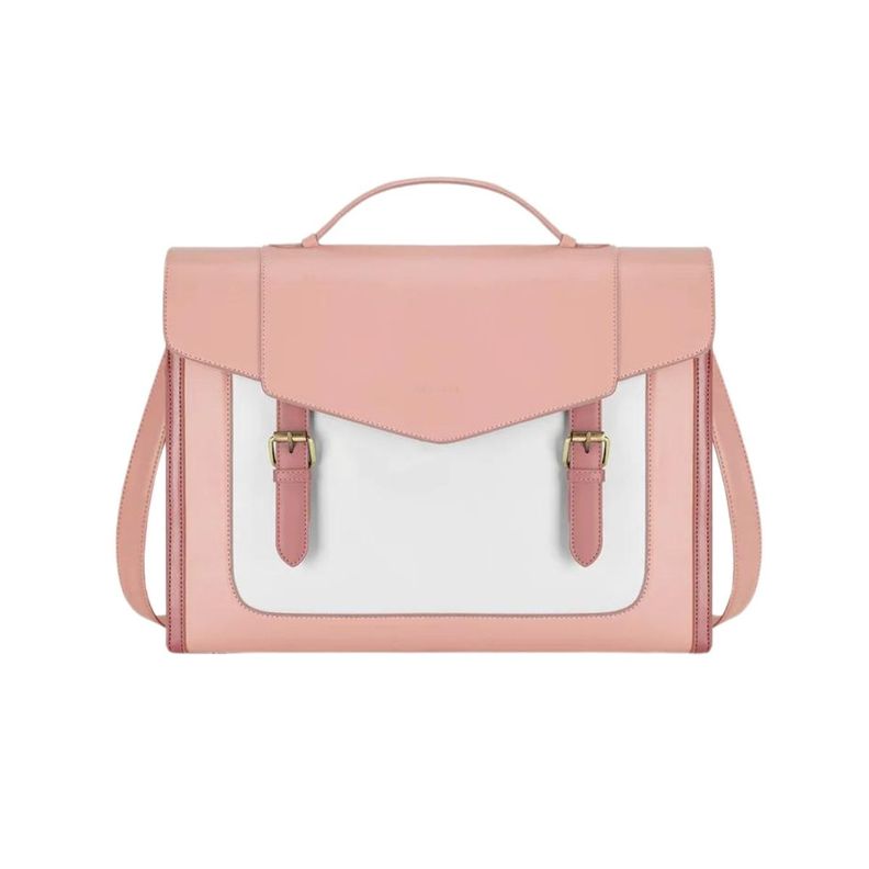 Ecosusi Maletín y Mochila Julie para Notebook 15,6” - Rosado-0