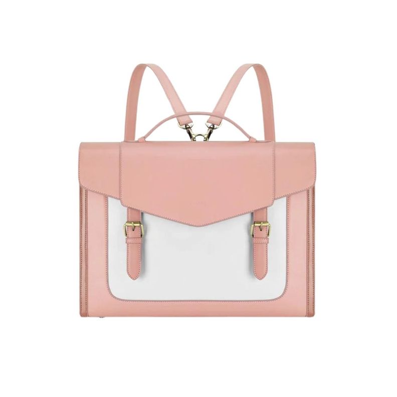 Ecosusi Maletín y Mochila Julie para Notebook 15,6” - Rosado-1