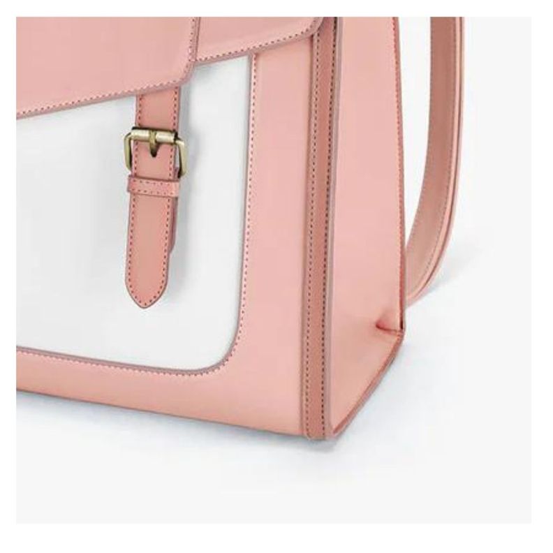 Ecosusi Maletín y Mochila Julie para Notebook 15,6” - Rosado-6