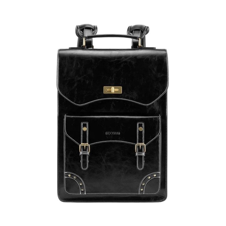 Ecosusi Mochila Wilder con Remaches para notebook 15,6" - Negro-0