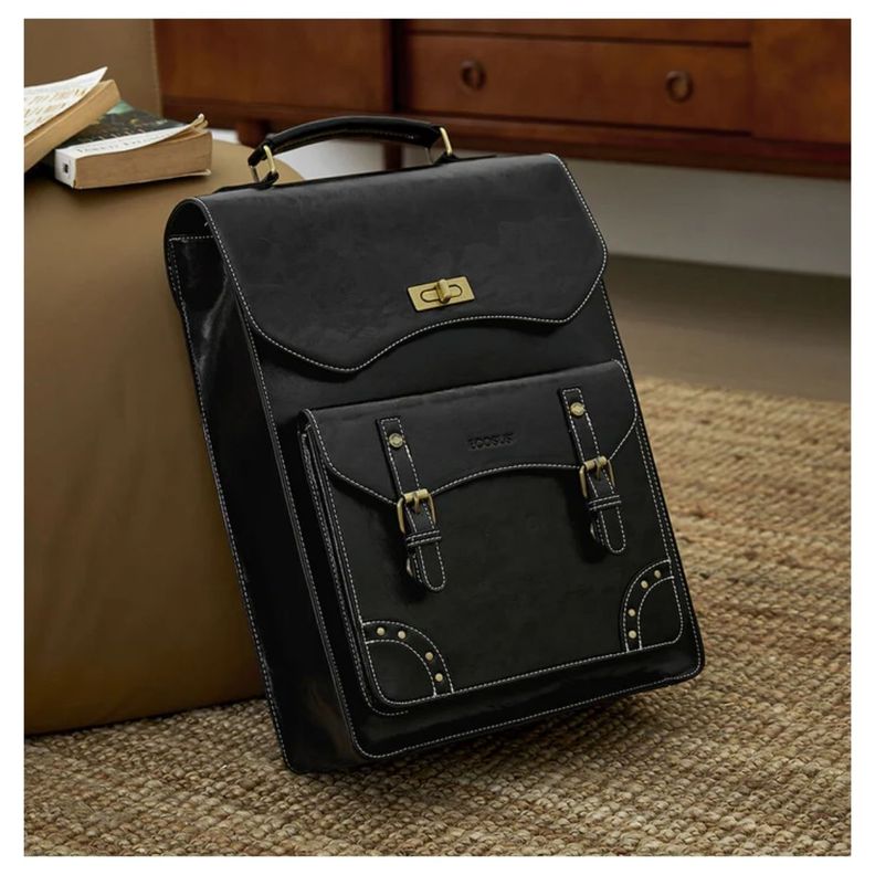 Ecosusi Mochila Wilder con Remaches para notebook 15,6" - Negro-2