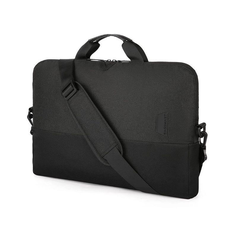 Bagsmart Bolso computador SLIM para 15.6''- Negro Completo-0