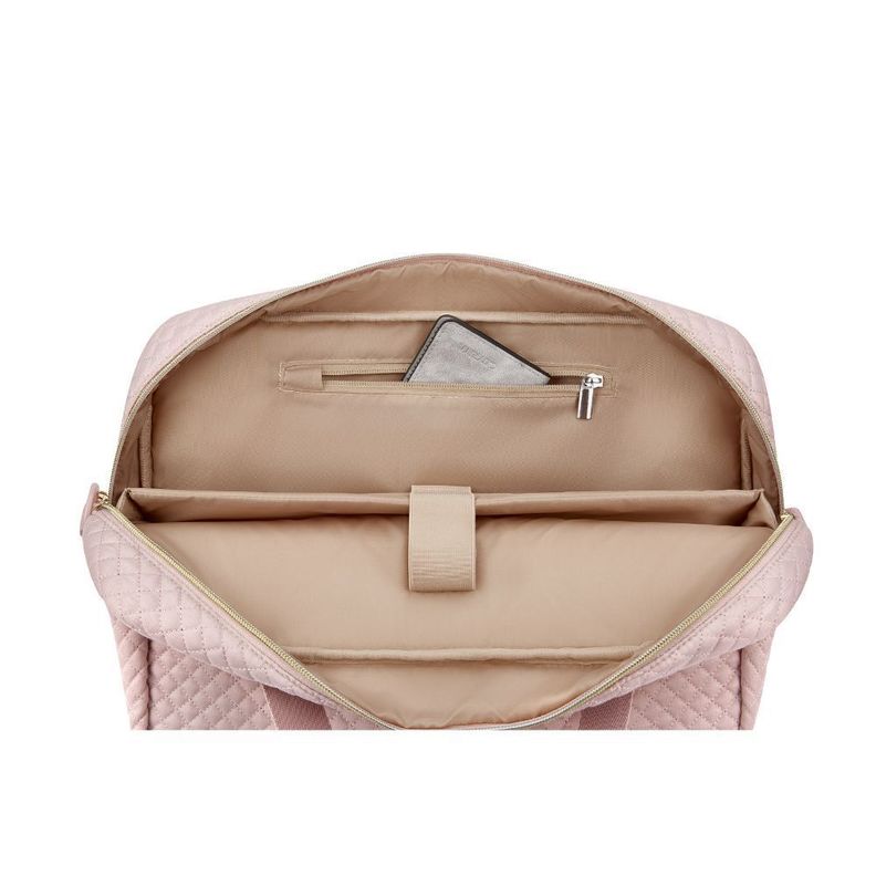 Bagsmart Maletín grande para notebook de 15.6" - Rosado-4