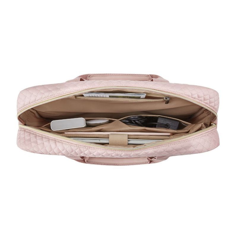 Bagsmart Maletín grande para notebook de 15.6" - Rosado-3
