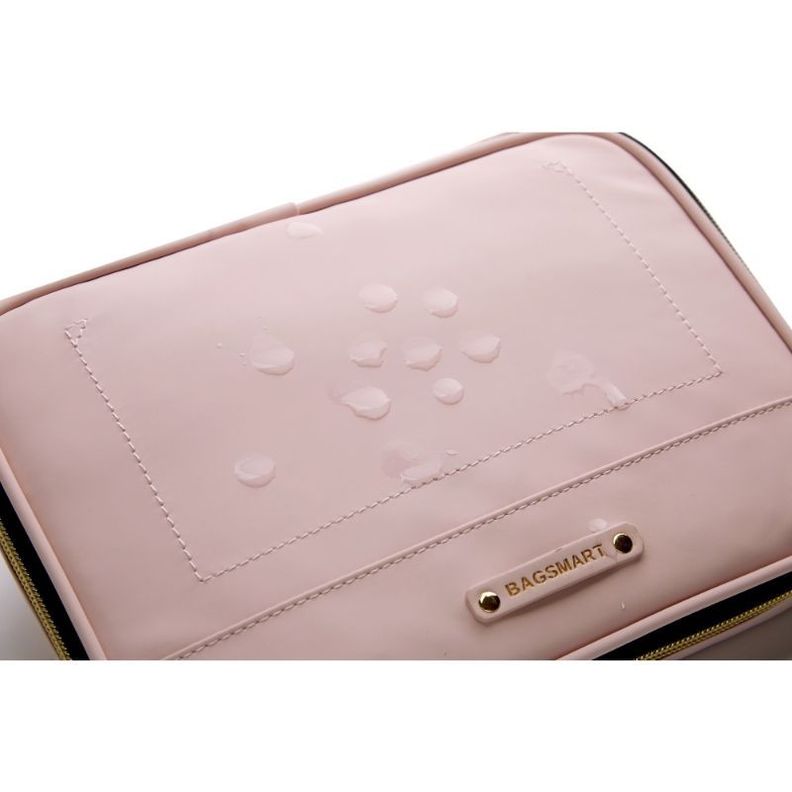 BAGSMART Organizador accesorios electronicos Rosado.-4