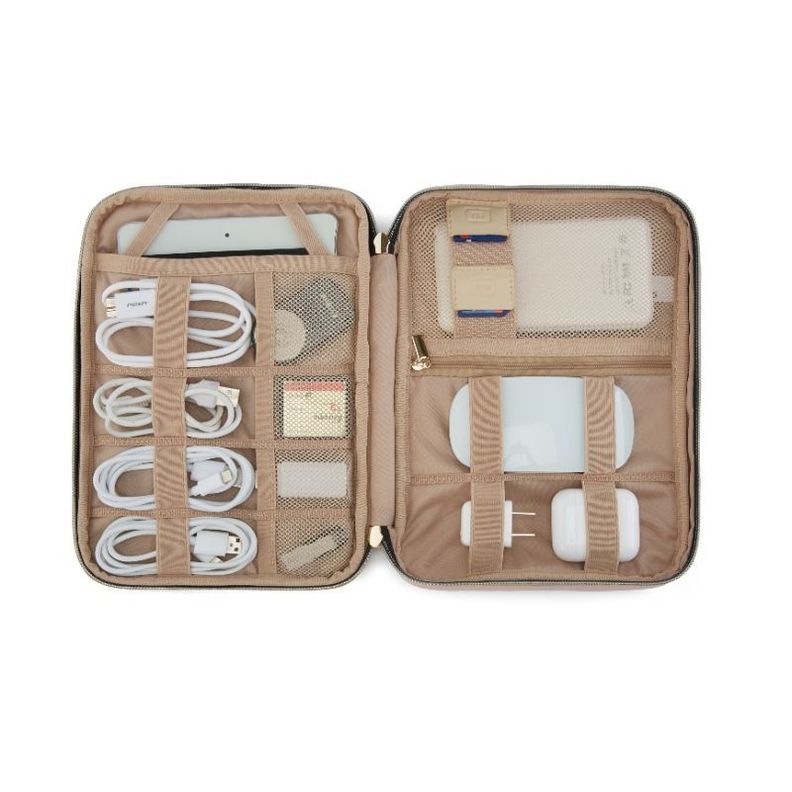 BAGSMART Organizador accesorios electronicos Rosado.-6