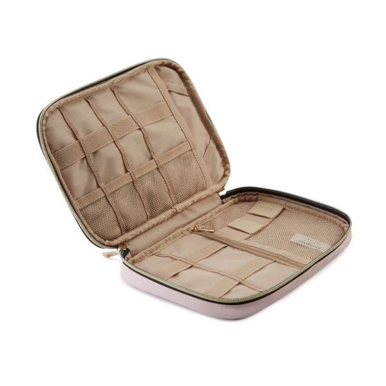 BAGSMART Organizador accesorios electronicos Rosado.-3