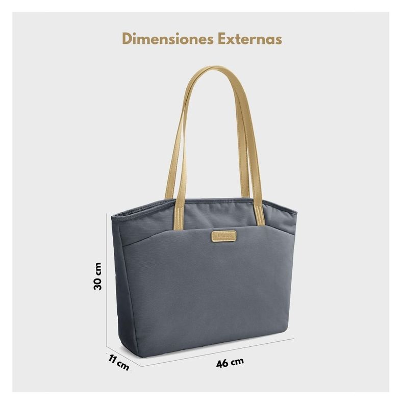 Tomtoc Bolso Tote Versatile-T23 MacBook Pro M3/M2/M1 16" - Azul-6