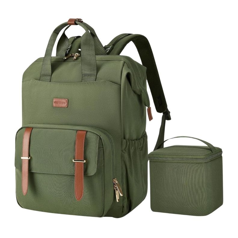 Mommore Mochila para Extractor de Leche para notebook de 15,6" - Verde-0