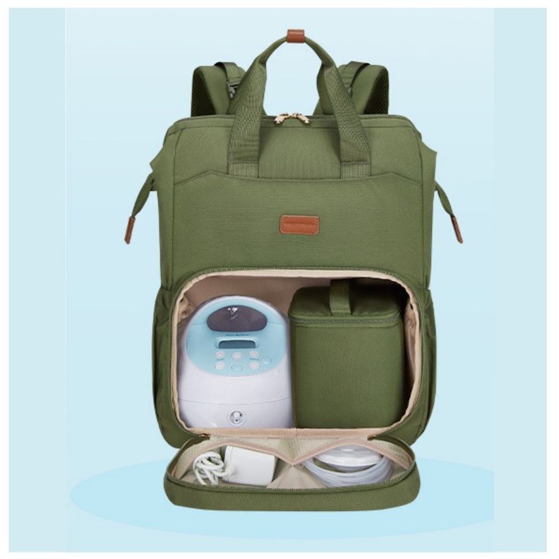 Mommore Mochila para Extractor de Leche para notebook de 15,6" - Verde-7