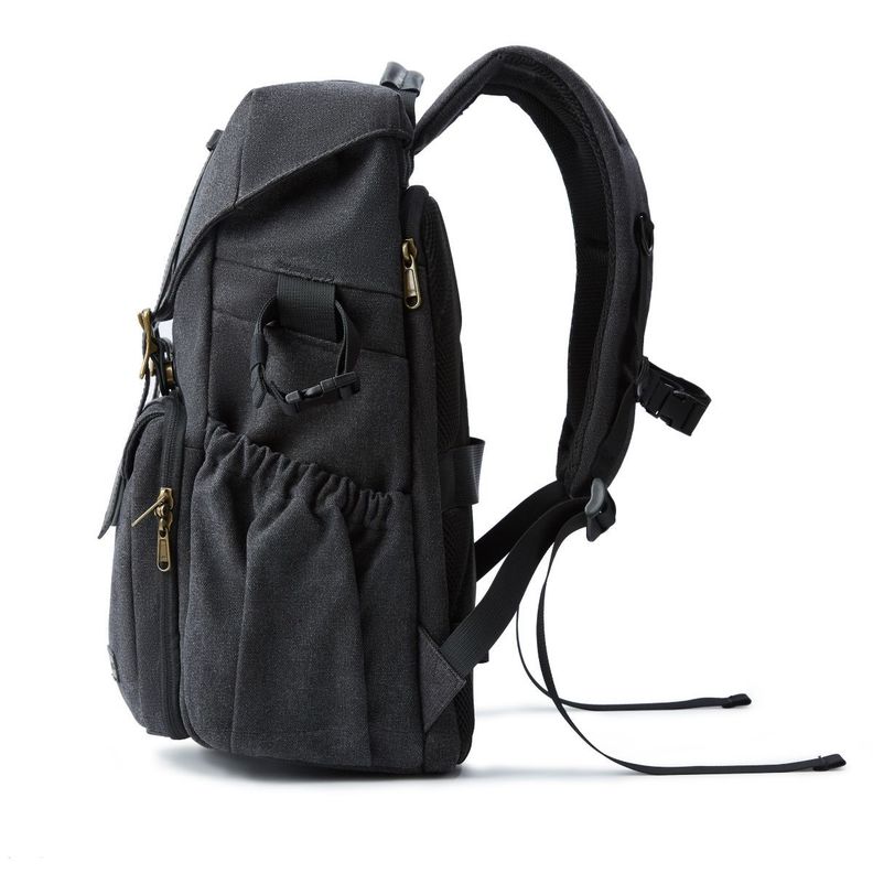 Bagsmart Mochila para camara y notebook de 15" - Negro-5