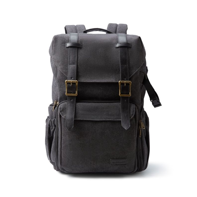 Bagsmart Mochila para camara y notebook de 15" - Negro-0