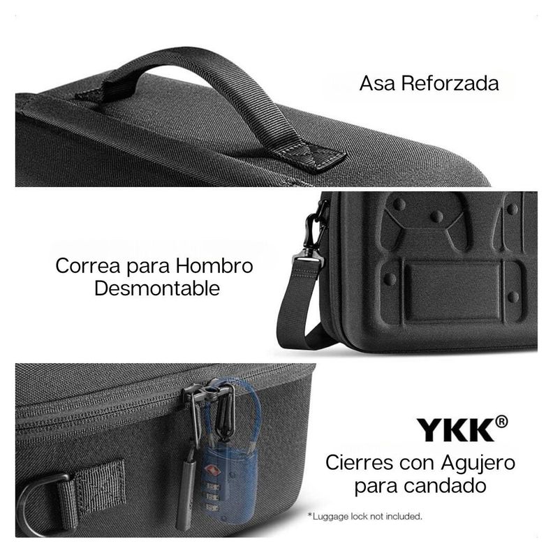 Tomtoc Estuche de Almacenamiento FancyCase-G06 para Nintendo Switch - Negro-3