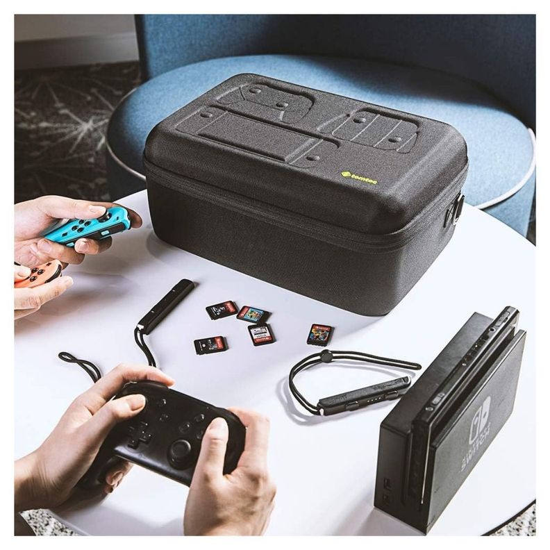 Tomtoc Estuche de Almacenamiento FancyCase-G06 para Nintendo Switch - Negro-5