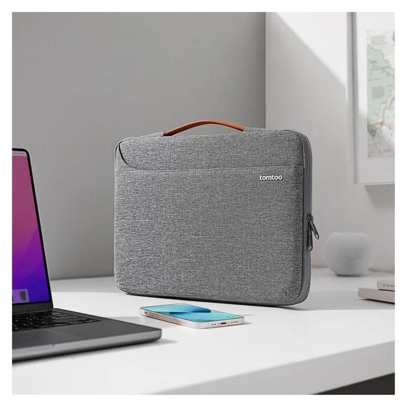 Tomtoc Maletín Defender-A22 para MacBook Pro M3/M2/M1 de 16" - Gris-2