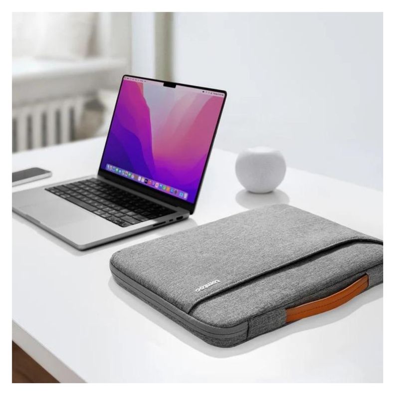 Tomtoc Maletín Defender-A22 para MacBook Pro M3/M2/M1 de 16" - Gris-5